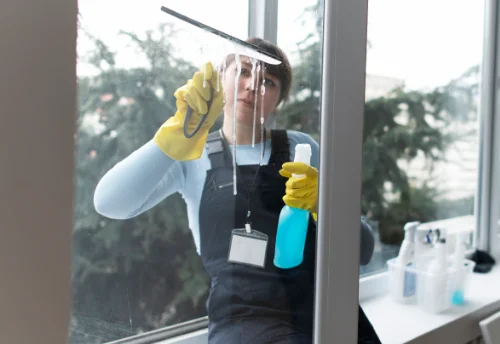 Nettoyage de vitres intérieures et extérieures à Cremeaux